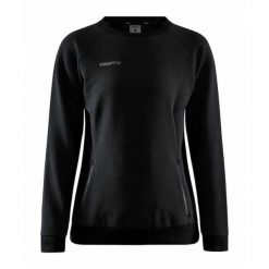 Bluza damska Craft core soul crew. Czarne bluzy damskie Craft, na zimę, bez wzorów, bez kaptura. Za 253.35 zł.