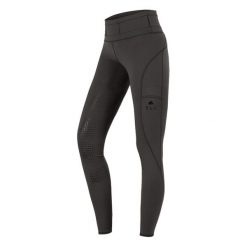 Damskie legginsy jeździeckie z pełną przyczepnością ELT Hanna. Szare legginsy damskie ELT, bez wzorów, z elastanu. Za 279.00 zł.