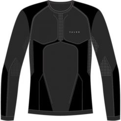 Koszulka z długim rękawem Falke Warm. Czarne koszulki sportowe męskie Falke, m, bez wzorów, bez kołnierzyka, bez ramiączek. Za 321.50 zł.