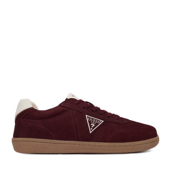 Sneakersy Guess. Czerwone trampki i tenisówki chłopięce Guess, z aplikacjami, bez zapięcia. Za 269.99 zł.