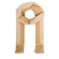 Szalik Guess. Brązowe szaliki i chusty damskie Guess, z aplikacjami. Za 239.99 zł.