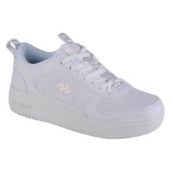 Buty sportowe Sneakersy damskie, Kappa Fogo PF. Białe obuwie sportowe damskie Kappa, bez wzorów, z gumy, trekkingowe. Za 149.99 zł.