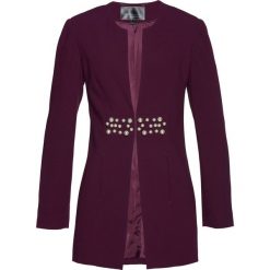 Długi żakiet z perełkami bonprix czarny bez. Żakiety damskie marki bonprix. Za 129.99 zł.