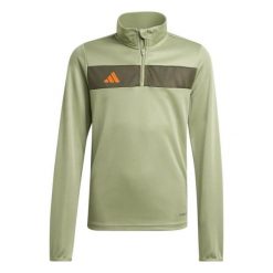 Bluza adidas Tiro 25 Essentials zielona męska. Zielone bluzy męskie Adidas, m, bez wzorów, z materiału, bez kaptura. Za 183.45 zł.
