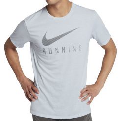 Nike Koszulka Do Biegania M Nk Dry Tee Dbl Swoosh Xl. Koszulki sportowe męskie marki Nike. W wyprzedaży za 79.00 zł.