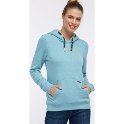Bluza w kolorze błękitnym. Niebieskie bluzy damskie marki Schmuddelwedda, z haftami. W wyprzedaży za 217.95 zł.