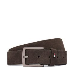 Pasek Tommy Hilfiger. Brązowe paski damskie Tommy Hilfiger, bez wzorów. Za 209.99 zł.