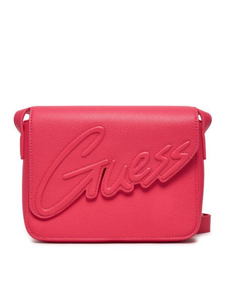 Guess Torebka J3YZ32 WG730 Różowy. Czerwone torby i plecaki dziecięce Guess, ze skóry. Za 149.99 zł.