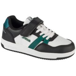 Buty Joma Platea Low 2515 JPLAS2515V Czarno-Białe czarne. Czarne buty sportowe chłopięce bez wzorów, z materiału, bez zapięcia. Za 207.16 zł.