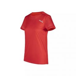 Koszulka damska DIADORA L. SS CORE TEE. Czerwone koszulki sportowe damskie Diadora, l, bez wzorów, bez kołnierzyka, bez ramiączek. Za 34.99 zł.