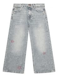 Guess Jeansy J5YA00 D5NJ0 Szary Regular Fit. Szare jeansy dla dziewczynek Guess, z bawełny. Za 229.99 zł.