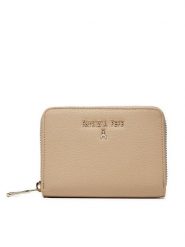 Patrizia Pepe Portfel CQ8512/L001-B524 Beżowy. Brązowe portfele damskie Patrizia Pepe, bez wzorów, ze skóry. Za 509.99 zł.