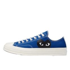 Converse Chuck Taylor All-Star 70s Ox Comme des Garçons PLAY Blue Quartz. Niebieskie trampki i tenisówki damskie Converse, bez wzorów, retro, bez zapięcia. Za 801.03 zł.
