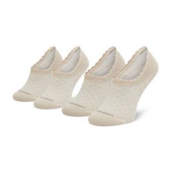 Stopki Calvin Klein. Brązowe skarpety damskie Calvin Klein, bez wzorów. Za 59.99 zł.