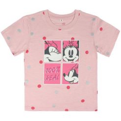 Disney Koszulka Dziewczęca Minnie 92 Różowy. Bluzki dla dziewczynek Disney. Za 35.00 zł.
