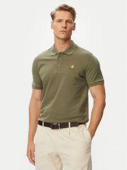 Beverly Hills Polo Club Polo P-SS26M-P450124 Zielony Regular Fit. Zielone koszulki polo męskie Beverly Hills Polo Club, m, bez wzorów, z bawełny, bez ramiączek. Za 229.99 zł.