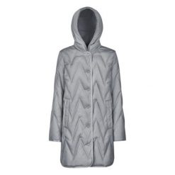 Kurtka GEOX W PLUMMERY Szary. Szare kurtki damskie Geox, bez wzorów, z tkaniny, bez kaptura. Za 655.99 zł.
