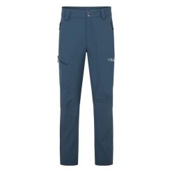 Spodnie softshellowe męskie Rab Men's Incline Pants. Niebieskie spodnie sportowe męskie RAB, na lato, m, bez wzorów, trekkingowe. Za 414.99 zł.