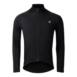 Dżersej z długim rękawem Dare 2B Chaser. Czarne buty sportowe męskie Dare 2b, bez wzorów, z dżerseju, bez kołnierzyka, bez ramiączek, rowerowe. Za 362.00 zł.