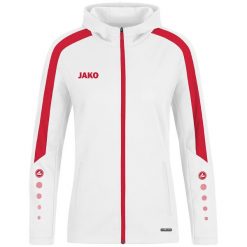 Damska bluza dresowa z kapturem Jako Power. Białe bluzy damskie Jako, bez wzorów, z dresówki, z kapturem. Za 350.00 zł.