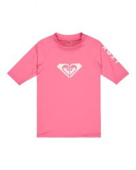Koszulka dziewczęca z filtrem UV WHOLE HEARTED z krótkim rękawem. Czerwone t-shirty i topy dla dziewczynek Roxy, bez wzorów, z elastanu, bez ramiączek. Za 79.99 zł.