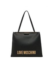 LOVE MOSCHINO Torebka JC4054PP1MLG0000 Czarny. Czarne torebki do ręki damskie Love Moschino, bez wzorów, ze skóry, bez dodatków. Za 569.99 zł.