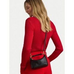 Torebka LAUREN RALPH LAUREN. Czarne listonoszki damskie Lauren Ralph Lauren, bez wzorów, bez dodatków. Za 1,298.99 zł.