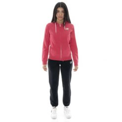 Bluza z bawełna z kaptur na co dzień na siłownię. Czerwone bluzy damskie LEONE 1947 APPAREL, bez wzorów, z bawełny, bez kaptura. W wyprzedaży za 191.56 zł.