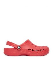 Crocs Klapki C-BAYA 10126-6EN Czerwony. Czerwone klapki damskie Crocs, bez wzorów, z tworzywa sztucznego, bez obcasa. Za 199.99 zł.