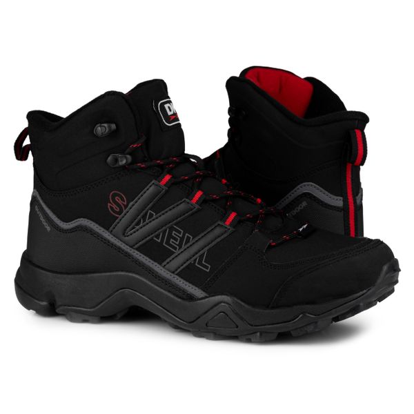 Buty męskie trekkingowe zimowe DK SPIRIT HIGH. Czarne trekkingi męskie DK, na zimę. Za 199.00 zł.