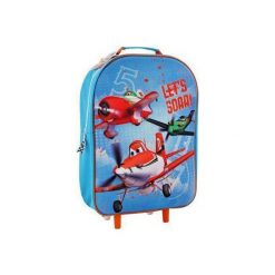 DISNEY Planes 3D Samoloty Niebieski plecak - tornister na kółkach trolley 5+. Torby i plecaki dziecięce marki Disney. W wyprzedaży za 49.95 zł.