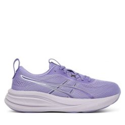 Buty do biegania Asics. Fioletowe obuwie sportowe damskie Asics, bez wzorów, do biegania. Za 489.99 zł.