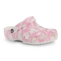 Klapki Crocs Classic Duke Print Clog. Czerwone skarpety damskie Crocs, bez wzorów. Za 129.99 zł.