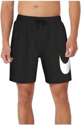 Szorty kąpielowe męskie Nike Specs 7" Volley. Czarne krótkie spodenki sportowe męskie Nike, m, bez wzorów, z materiału, do pływania. Za 263.70 zł.