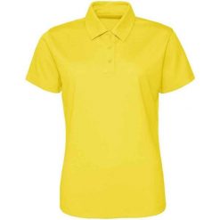 Damska Koszulka Polo. Brązowe koszulki sportowe damskie JUST COOL, bez wzorów, bez kołnierzyka, bez ramiączek. Za 61.99 zł.