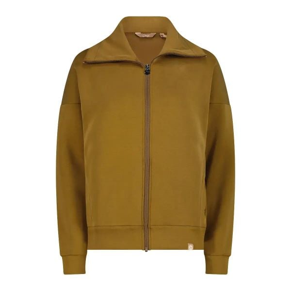 Damska satynowa modalna rozpinana bluza CMP. Brązowe bluzy damskie CMP, xs, bez wzorów, z satyny, bez kaptura. Za 344.90 zł.