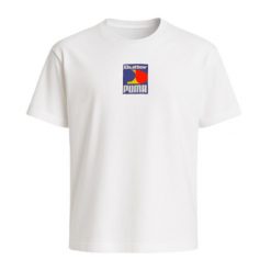 Koszulka BUTTER GOODS x PUMA Graphic T-shirt Puma White - 534058-02. Białe koszulki sportowe męskie Puma, bez wzorów, sportowe, bez kołnierzyka. Za 167.92 zł.