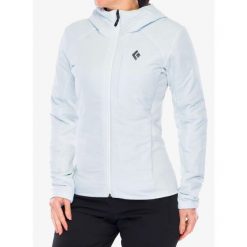 Kurtka ocieplana damska Black Diamond First Light Hybrid Hoody. Niebieskie kurtki sportowe damskie Black Diamond, bez wzorów, bez kaptura, wspinaczkowe. Za 682.49 zł.