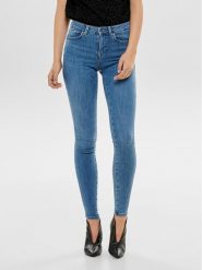 ONLY Jeansy Power 15169892 Niebieski Skinny Fit. Niebieskie jeansy damskie Only. Za 169.99 zł.