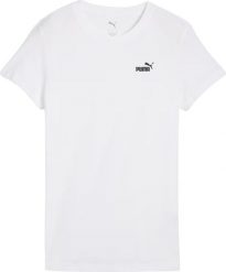 Puma Koszulka damska Puma ESS Small No.1 Logo Tee biała 682372 02 2XL. Białe t-shirty damskie Puma, xl, bez wzorów, bez kołnierzyka. Za 73.74 zł.