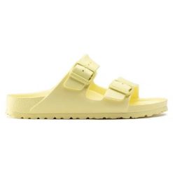 BIRKENSTOCK Arizona EVA Popcorn Klapki męskie. Żółte klapki męskie Birkenstock, z materiału, klasyczne. Za 219.99 zł.