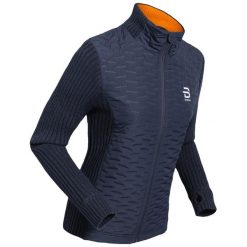 Kurtka trekkingowa z pełnym zamkiem dla kobiet Daehlie Sportswear Comfy. Niebieskie kurtki damskie DAEHLIE, na zimę, s, bez wzorów, z materiału, bez kaptura, na fitness i siłownię. Za 614.50 zł.
