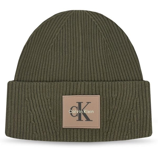 Czapka Calvin Klein. Brązowe czapki i kapelusze męskie Calvin Klein, na zimę, bez wzorów. Za 169.99 zł.