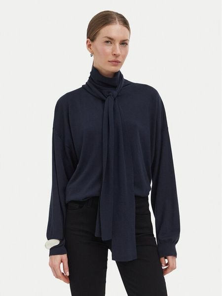 Liu Jo Sweter WF6445 MA16R Czarny Regular Fit. Czarne swetry damskie Liu Jo, xs, bez wzorów, bez kołnierzyka, bez ramiączek, bez kaptura. Za 519.99 zł.