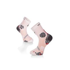 Skarpety uciskowe do sportu Skarpety uciskowe Biało-szare. Białe skarpety damskie TRY TO FLY, bez wzorów. W wyprzedaży za 67.34 zł.