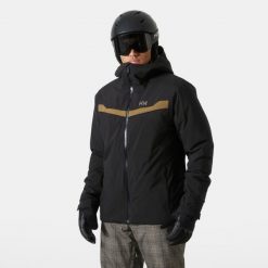 Kurtka narciarska Helly Hansen Panorama 2.0. Czarne kurtki męskie Helly Hansen, na zimę, m, bez wzorów, sportowe, bez kaptura. W wyprzedaży za 1,144.50 zł.