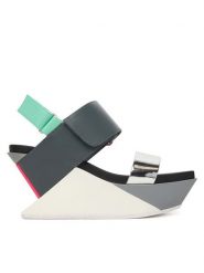 United Nude Sandały Delta Wedge Sandal 1041396716 Kolorowy. Sandały damskie United Nude, bez wzorów, ze skóry, bez obcasa, na koturnie, bez zapięcia. Za 1,229.00 zł.
