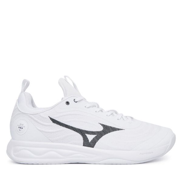 Buty halowe Mizuno. Białe buty sportowe męskie Mizuno, bez zapięcia, mizuno wave. Za 619.99 zł.