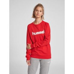 Bluza do piłki ręcznej damska Hummel Go Cotton Logo Sweatshirt Woman. Czerwone bluzy sportowe damskie Hummel, xs, bez wzorów, bez kaptura, do piłki ręcznej. W wyprzedaży za 159.00 zł.