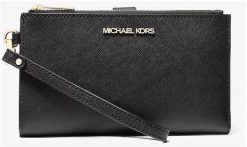 Michael Kors Portfel Damski Michael Kors Jet Set Travel 35F8GTVW0LBLA Czarny. Czarne portfele damskie Michael Kors, bez wzorów. Za 392.06 zł.